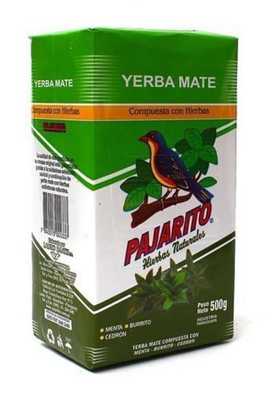 Yerba Mate Pajarito Hierbas Naturales 500g