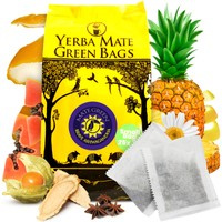 Yerba Mate Green Sin Humo Brave Ashwagandha z Ananasem  25 sztuk  x 3 g