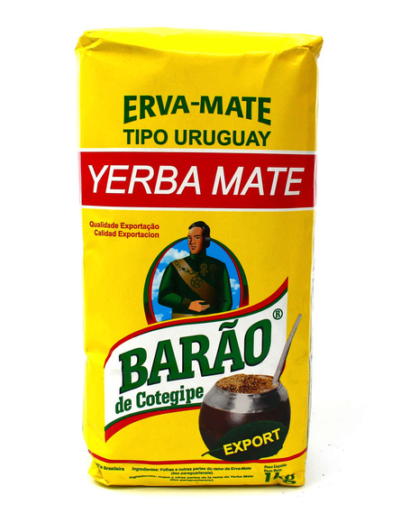  WYPRZEDAŻ - Yerba Mate Barao Chimarrao Tipo Uruguay Export 1 kg - bliski termin "Najlepiej spożyć przed" - do końca kwietnia