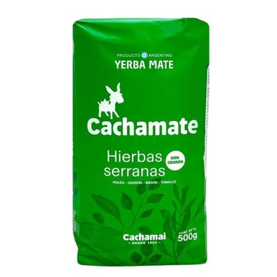 Yerba Mate CACHAMATE Hierbas Serranas 500g