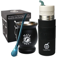 Oryginalny Zestaw do yerba mate od Gaucho Cebar Yerbomos Termomate Bombilla