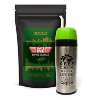 Zestaw Yerba MateIne Espino Amarillo 500g Yerbomos Black