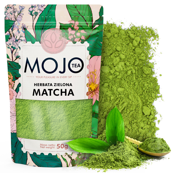 Zestaw Matcha MOJO TEA z bambusowymi akcesoriami 