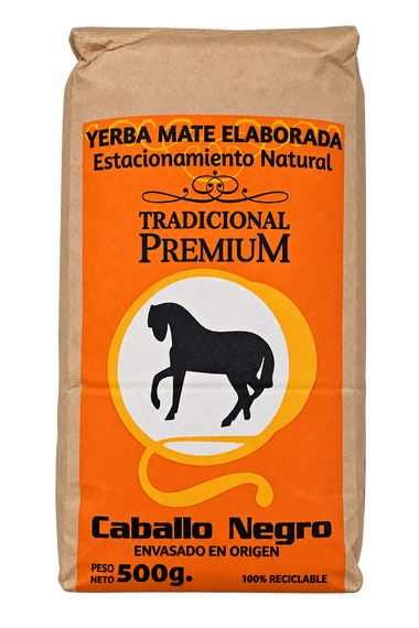 Yerba Mate Caballo Negro Tradicional Premium 500 g