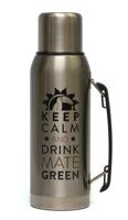 Termos Largoinox Silver 1l Mate Green 