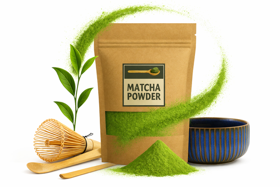 ZESTAW PREZENTOWY 5 SZT DO HERBATY MATCHA ZESTAW DO PARZENIA MATCHY ŁYŻKA