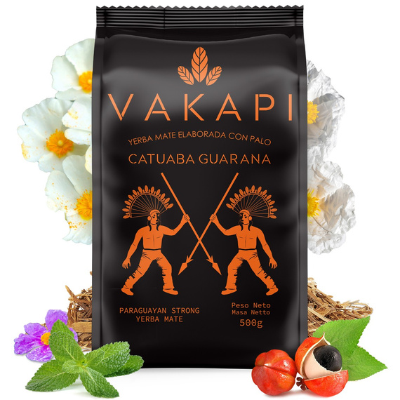 WYPRZEDAŻ - Yerba Mate ﻿Vakapi Catuaba Guarana 500g