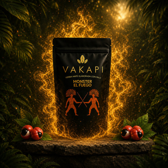 Yerba Mate Vakapi Monster El Fuego 500g Seleccion Especial MOCNA