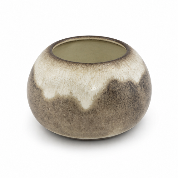 Naczynko do yerba mate Mate Green "Rustic" toczone na kole, ceramika handmade ~200 ml