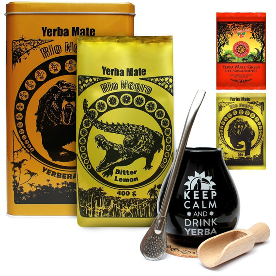 Zestaw Yerba Yerbera Mate Mas IQ 500 g bombilla