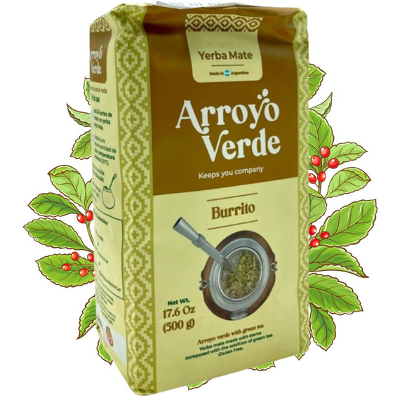 Yerba Mate Arroyo Verde Burrito (ziołowa) 500g