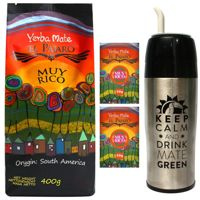 Zestaw Yerba Mate El Pajaro Muy Rico 0,5kg Yerbomos