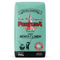Yerba Mate Fortuna Menta y Limón (ed.limitada) 500g
