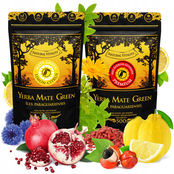 Yerba Mate Green Limon Energia Guarana 1kg 1000g