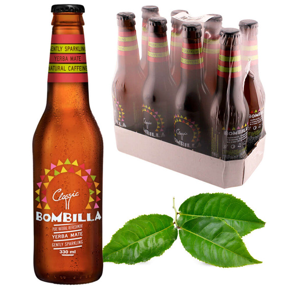 Napój Yerba Mate Bombilla Classic lekko gazowany 8x 330 ml w butelce 