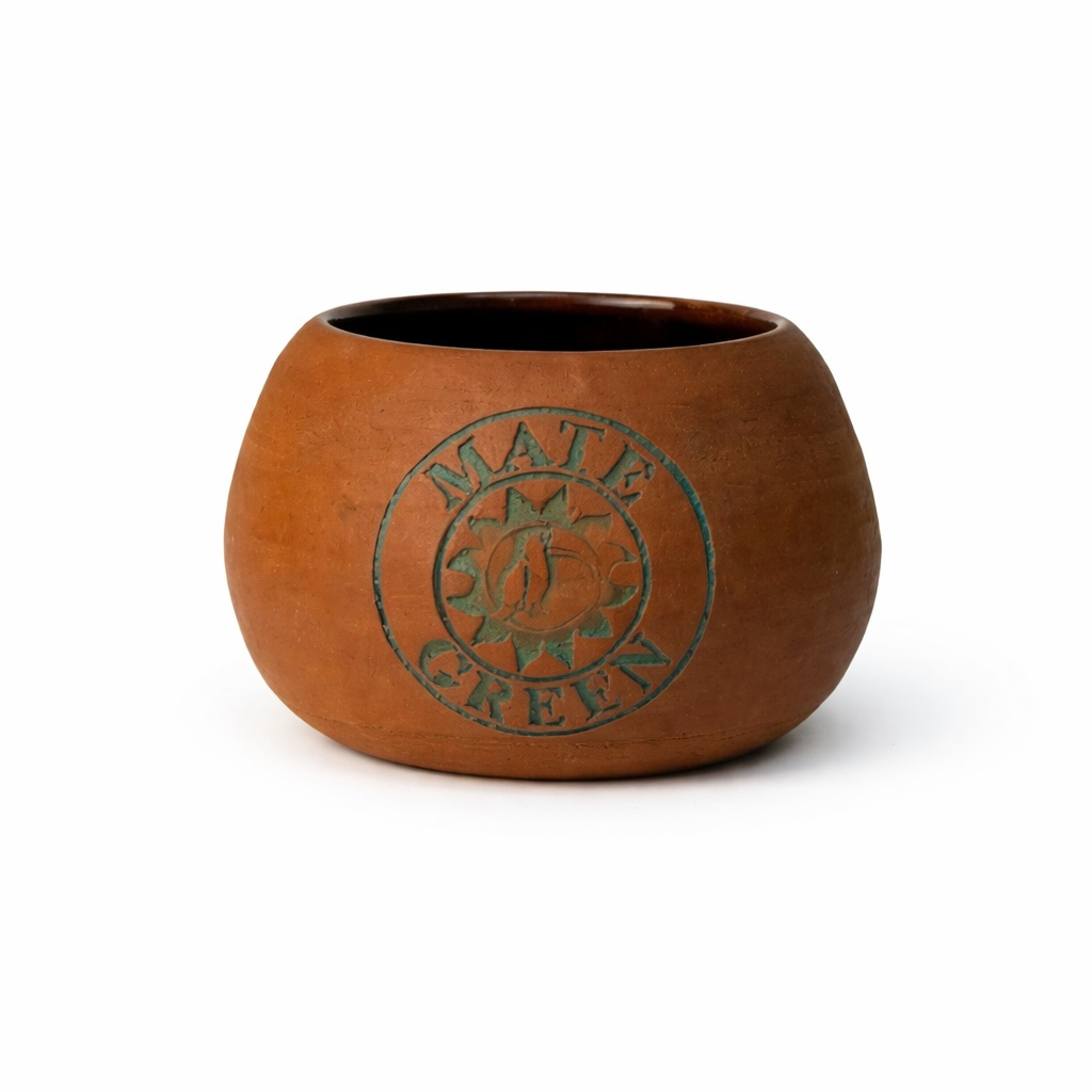 Naczynko do yerba mate "Orzech Laskowy" toczone na kole, ceramika handmade 250 ml, 0.25 kg