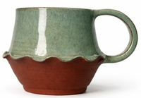 Ceramiczny kubek ręcznie robiony 200ml