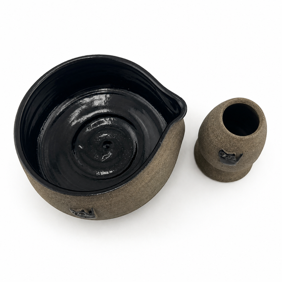 Ceramiczny Zestaw Matcha Tea Set Handmade w pudełku na prezent