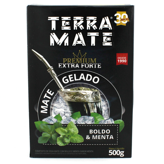 Brazylijska Yerba Mate Terra Mate Premium Boldo & Menta 500g miętowa