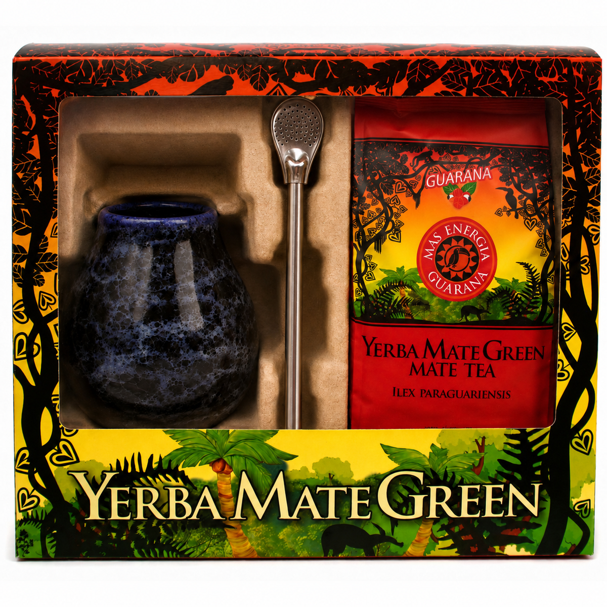Zestaw Prezentowy herbata yerba mate dla początkujących zapakowany prezent, 0.65 kg