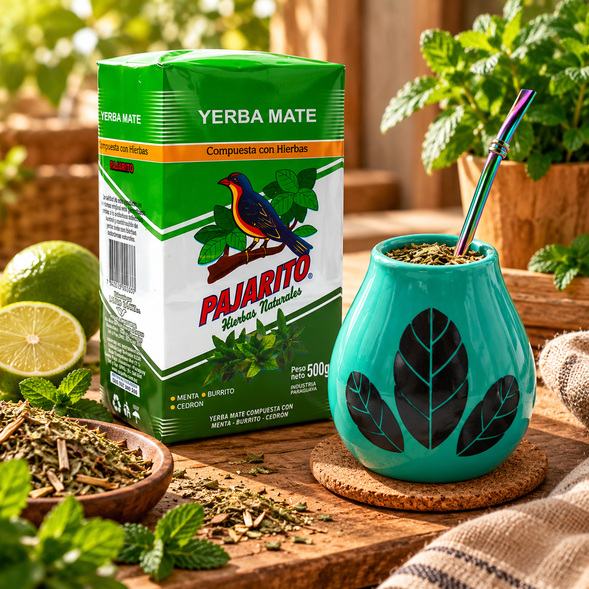 Zestaw Yerba Mate Pajarito Hierbas 500g Matero 350ml Bombilla Podkładka pol_pl_Zestaw-Yerba-Mate-Pajarito-Hierbas-500g-Matero-350ml-Bombilla-Podkladka-21628_6