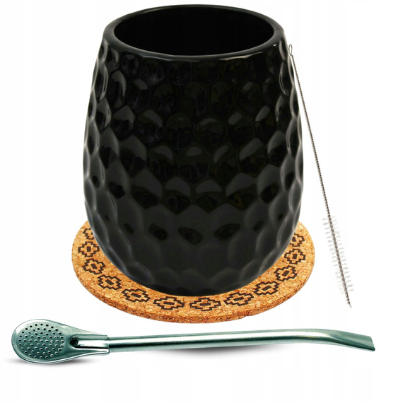 Zestaw Yerba Mate Matero / Tykwa + Bombilla 19cm + WYCIOREK