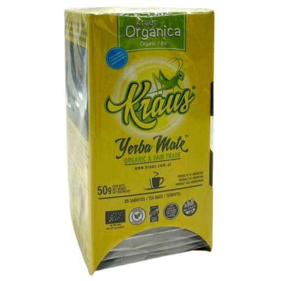 Yerba mate Kraus saszetki 25 x 2g