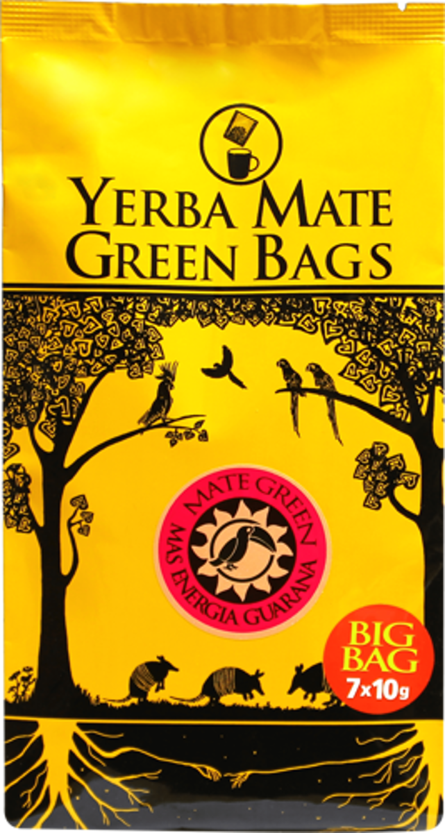 Yerba Mate Green Mas ENERGIA GUARANA Big Bag Saszetki 7x10g, 0.07 kg
