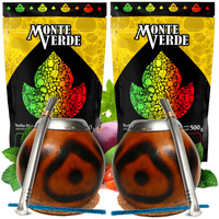 Zestaw Prezentowy Yerba Mate Tykwa Caracas Bombille DLA DWOJGA