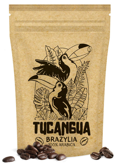 Kawa Tucangua Brazylia Premium Kraft Roasted 100% Arabica Santos