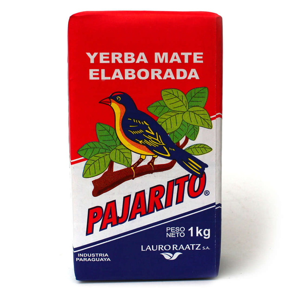 Yerba Mate Pajarito Elaborada Con Palo 4x1kg 4kg