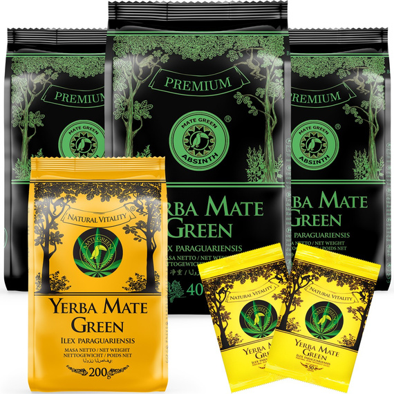 Yerba Mate Green Cannabis Absinth 3x500g 1,5kg -40% TANIEJ!