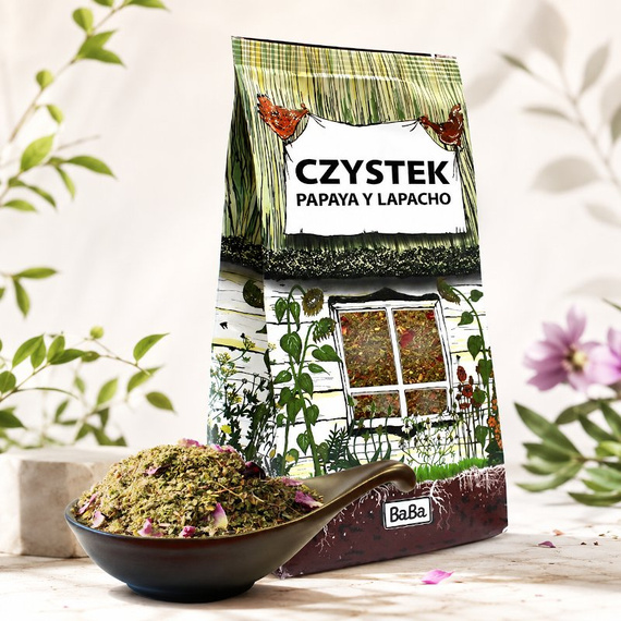 WYPRZEDAŻ CZYSTEK PAPAYA y LAPACHO 150g - krótka data "Najlepiej spożyć przed": 30.07.2026