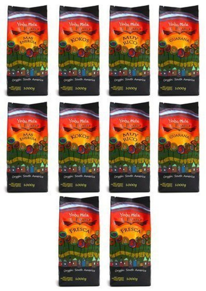 Zestaw Yerba Mate El Pajaro 10x 1kg - Paragwaj  