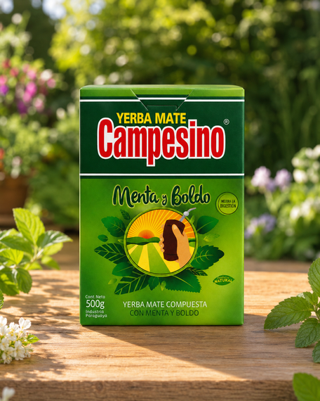 CAMPESINO MENTA y BOLDO Yerba Mate 