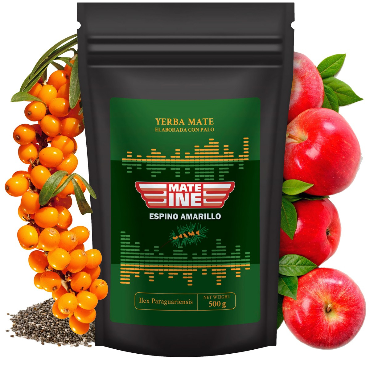 Yerba Mate Mateine Espino Amarillo (doypack), 0.5 kg