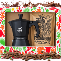 Kawiarka 300ml + Kawa Tucangua 250g 100% Arabica Santos