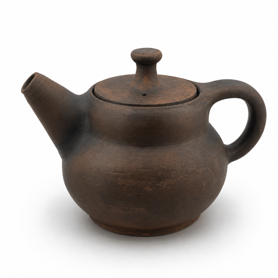 Tradycyjny zestaw ceramiczny do herbat liściastych - dzbanek oraz czarki