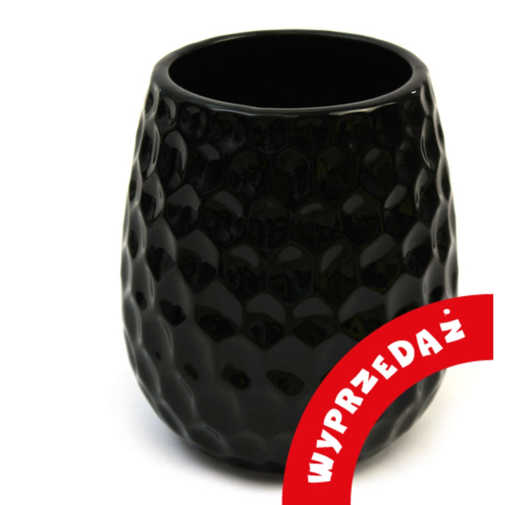 WYPRZEDAŻ-Naczynie Ceramiczne Matero Querida Black 360 ml- niewielkie wady w szkliwie