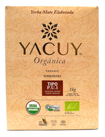 Yerba Mate Yacuy PU 1 kg  Super Extra Organic