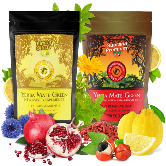 Yerba Mate Green Limon Energia Guarana 1kg 1000g