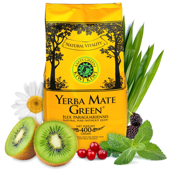 Yerba Mate Green KIWI KIWI - owoce kiwi, żurawina, morwa