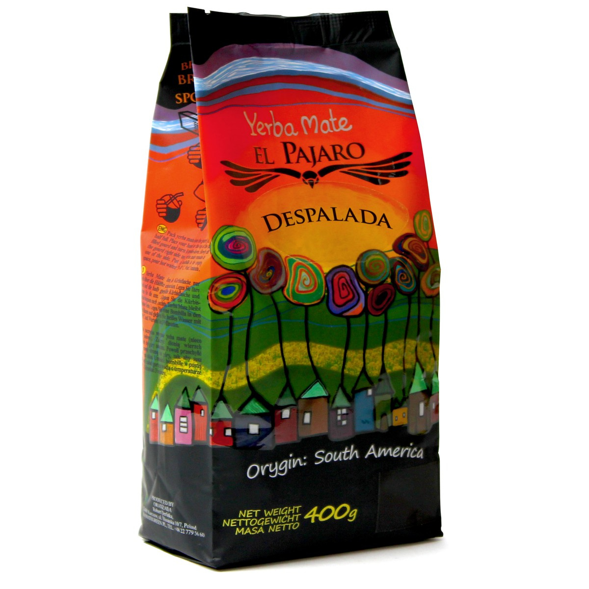 Yerba Mate El Pajaro DESPALADA, 0.4 kg