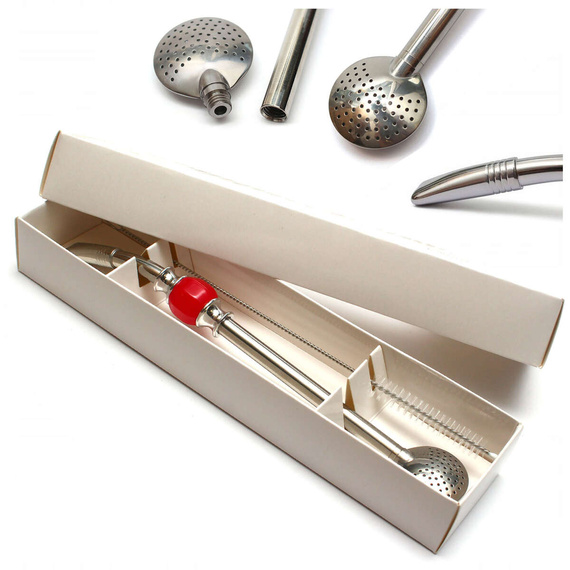 Zestaw Yerba Mate Yacuy Menta 500g Termos LED 800ml Matero Bombilla