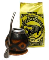 Klimatyczny zestaw z Yerba Mate Rio Negro Bitter Lemon z bombillą 19 cm