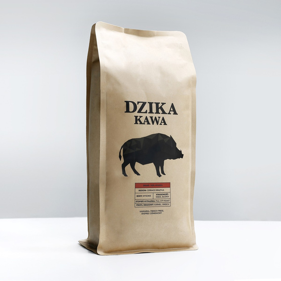 Dzika Kawa 100% Arabica Cerrado Brazylia 1kg