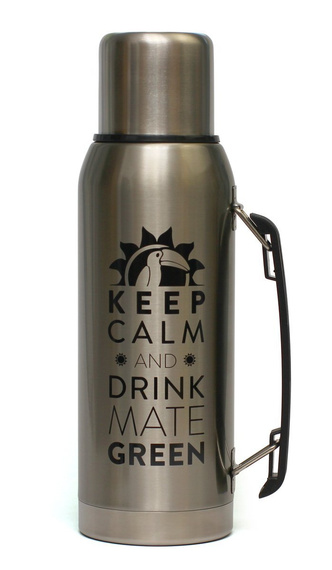 Termos Largoinox Silver 1l Mate Green 