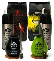 Zestaw Yerba Mate 2x 500g Yerbomos tykwa bombilla