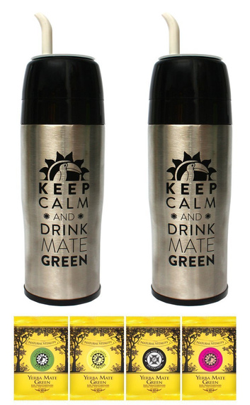 Zestaw Yerba Mate Guarani Yerbomos 2.0 dla dwojga