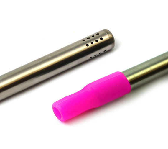 Teleskopowa Bombilla Turismo Purple 3w1 - Zestaw w metalowym etui + szczoteczka